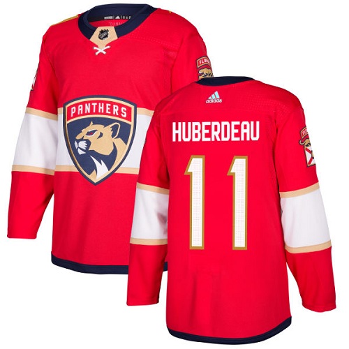 Adidas Florida Panthers 11 Jonathan Huberdeau Red Home Authentic Stitched Youth NHL Jersey
